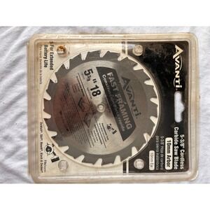 Avanti 5-3/8 in 18 Tooth Fast Framing Carbide Circular Saw Blade 10mm Arbor